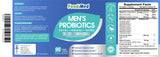 FoodiMed Probiotiques pour hommes - utilisation quotidienne, énergie et confort digestif.