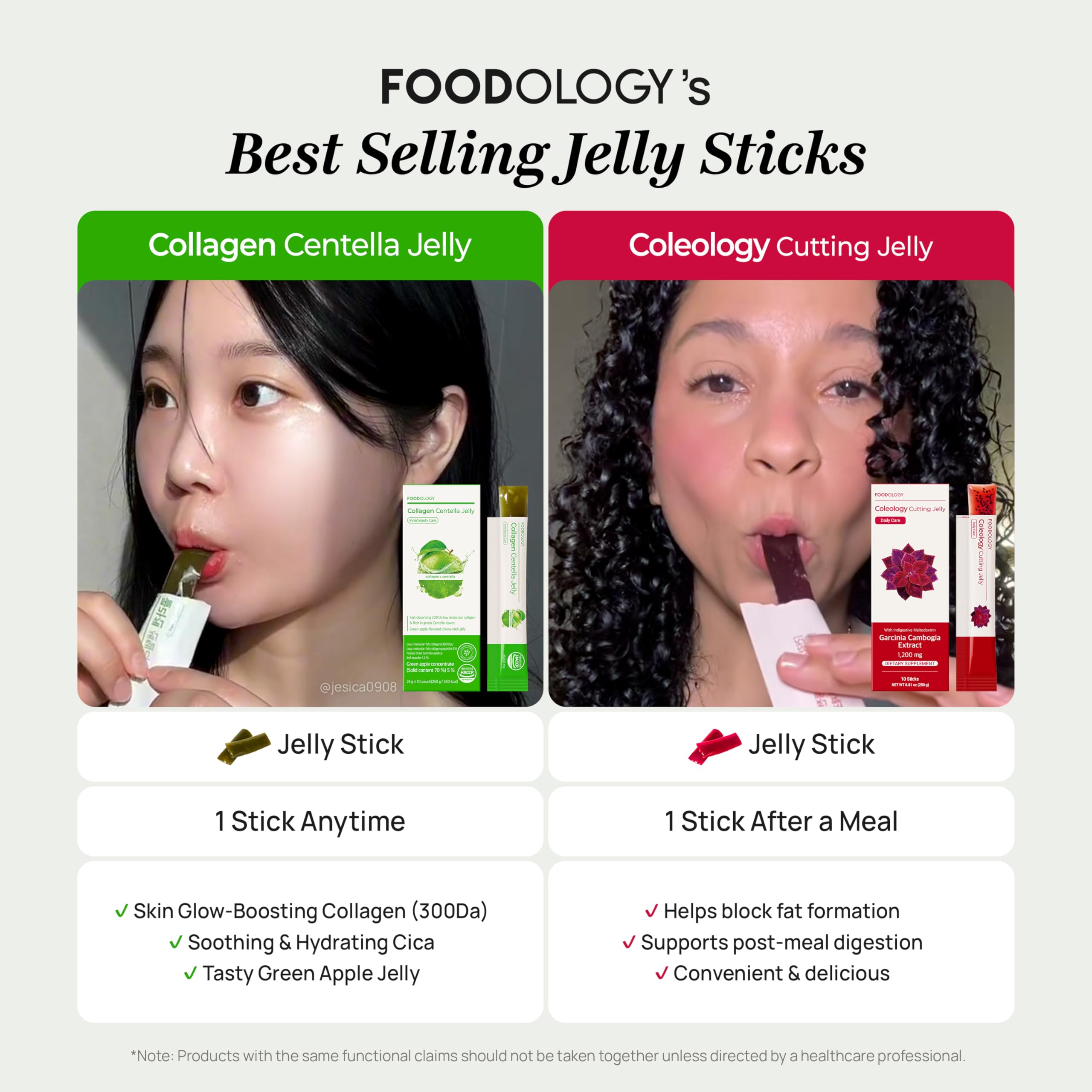 FOODOLOGY Boîte 10 sticks, format nomade pour routine quotidienne