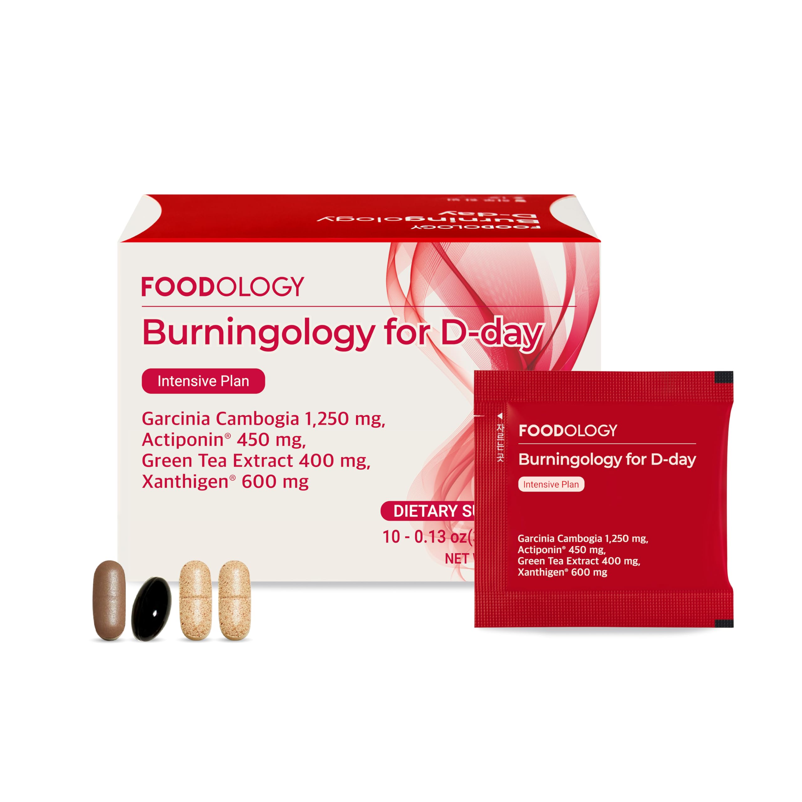 FOODOLOGY Burningology D-Day: sachet quotidien pour aider à contrôler l'appétit