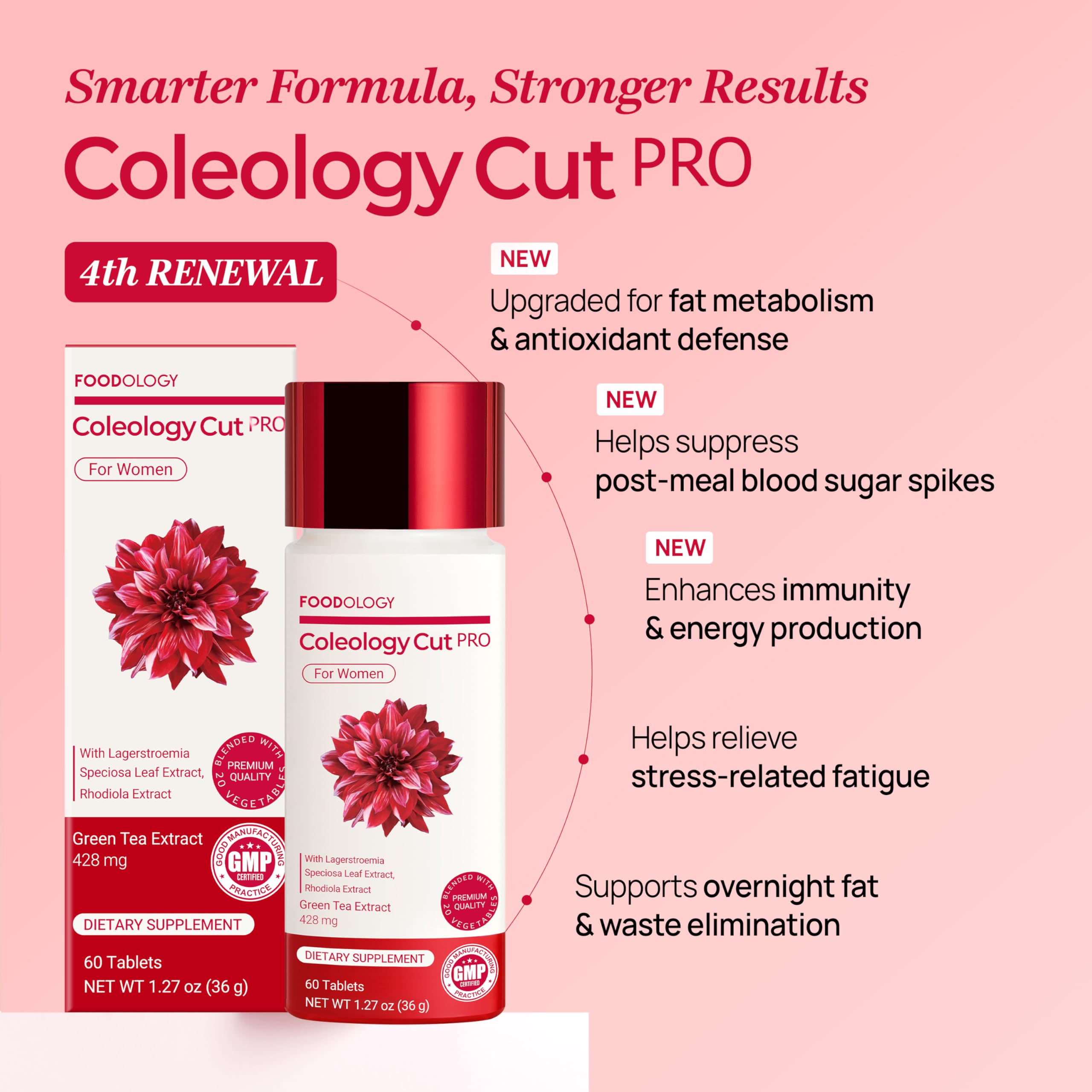 FOODOLOGY Coleology Cut PRO - mélange végétal pour soutenir l'équilibre corporel