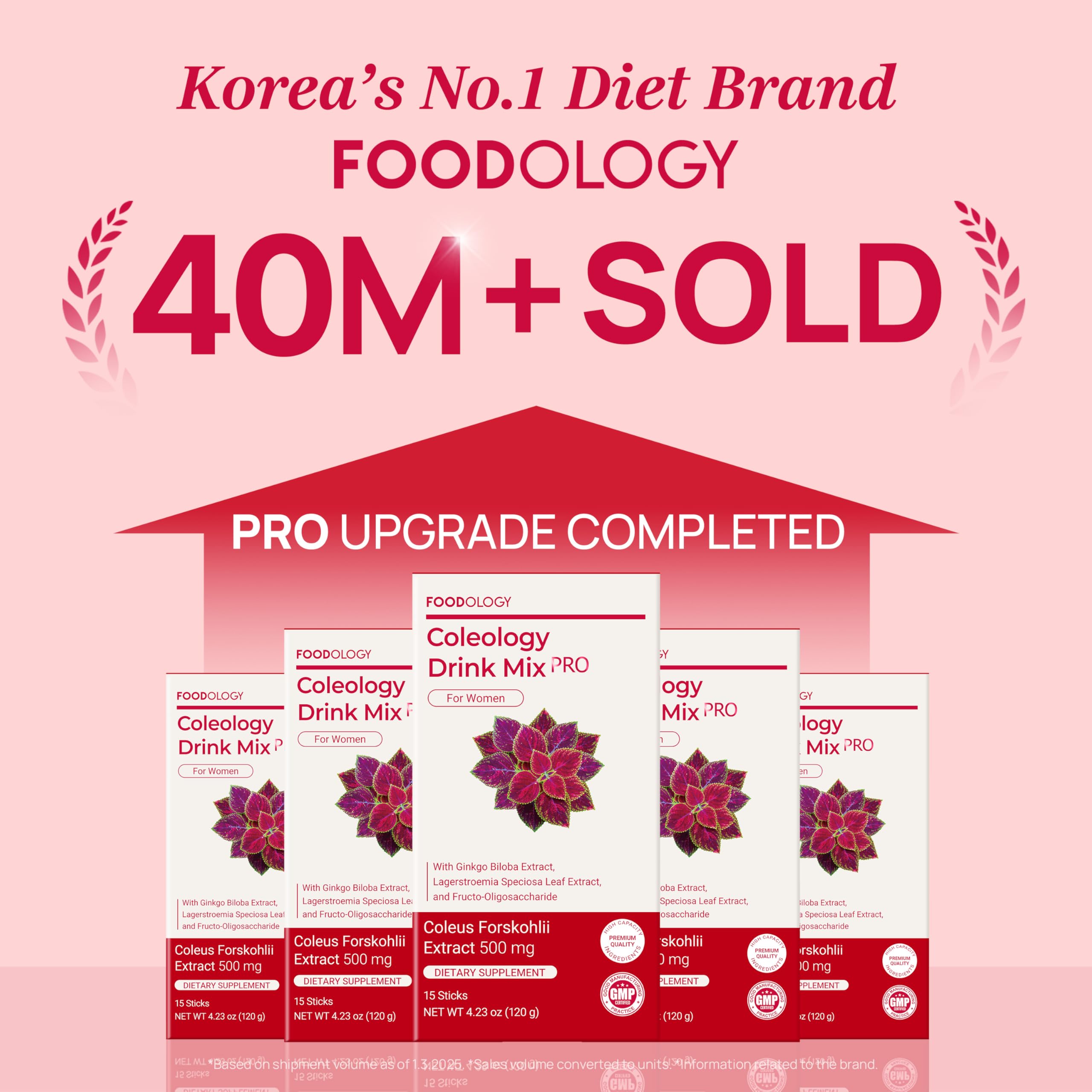FOODOLOGY Coleology Drink Mix PRO – conditionnement-stick pour usage nomade.
