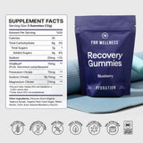 For Wellness Recovery Gummies Sport-Usage – convient à une routine sportive flexible.