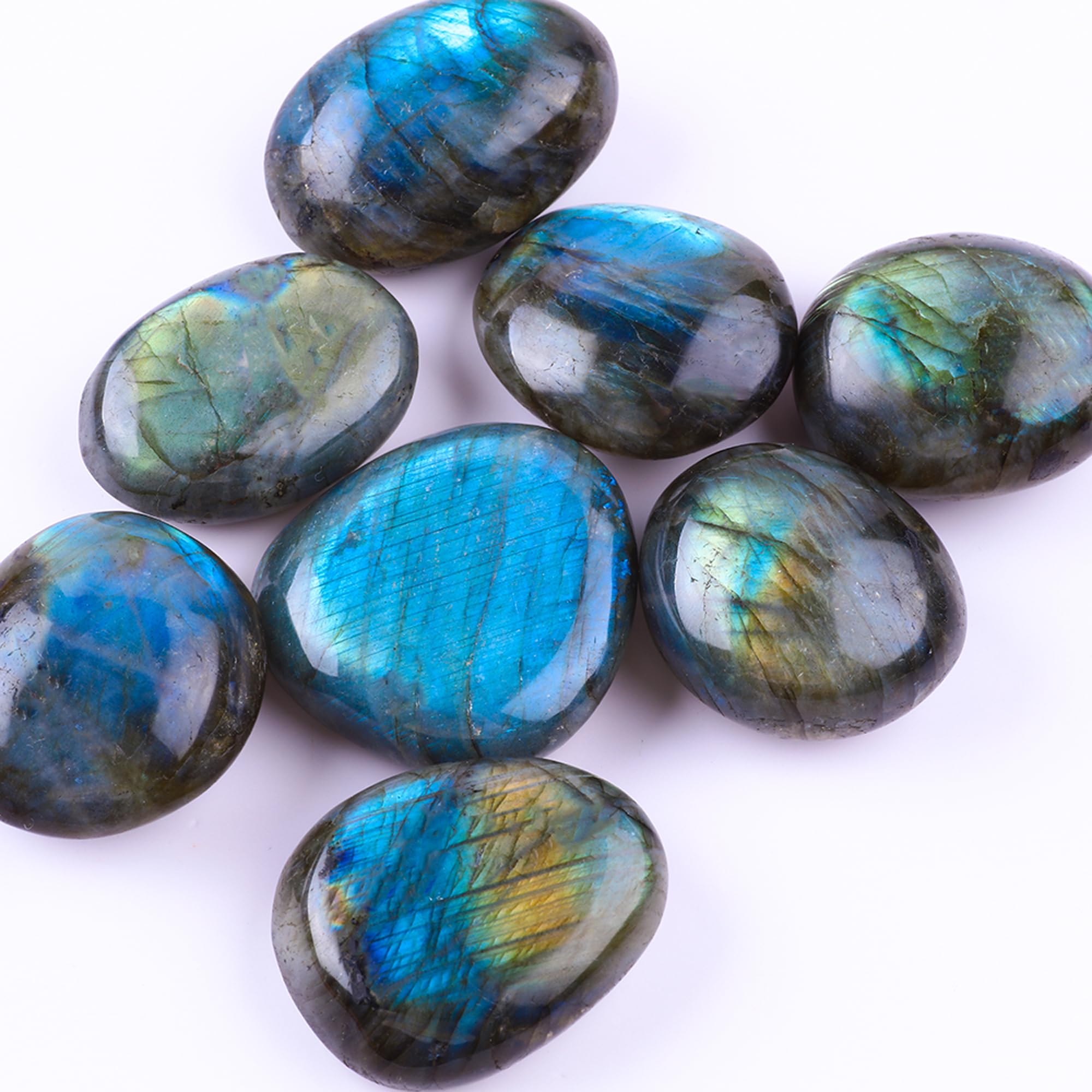 FORBY Labradorite, surface-lisse, parfaite pour un rituel tactile apaisant.