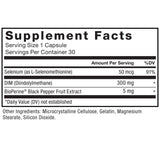 Force Factor DIM, bioperine-absorption-optimisee, biodisponibilité accrue.