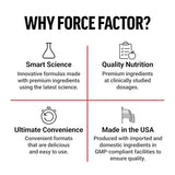 Force Factor NMN Longevity - emballage élégant et pratique.