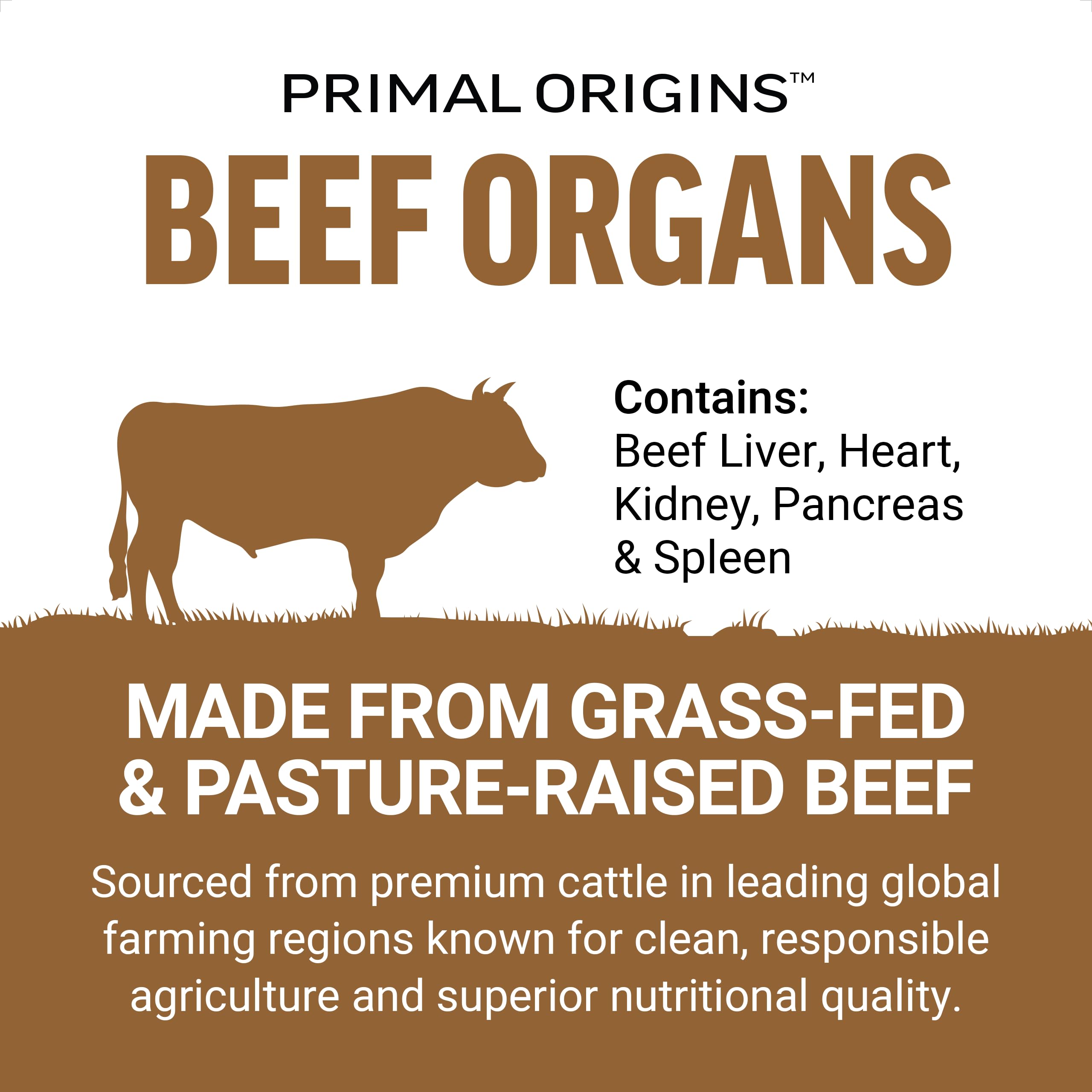 Force Factor Primal Origins pancréas de bœuf, enzymes digestives naturelles