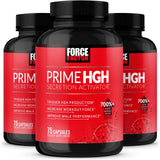 Force Factor Prime HGH, bouteille activateur, prêt à l'entraînement.