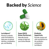 ProbioSlim; étiquette du packaging rappelant les bénéfices potentiels pour le confort digestif.