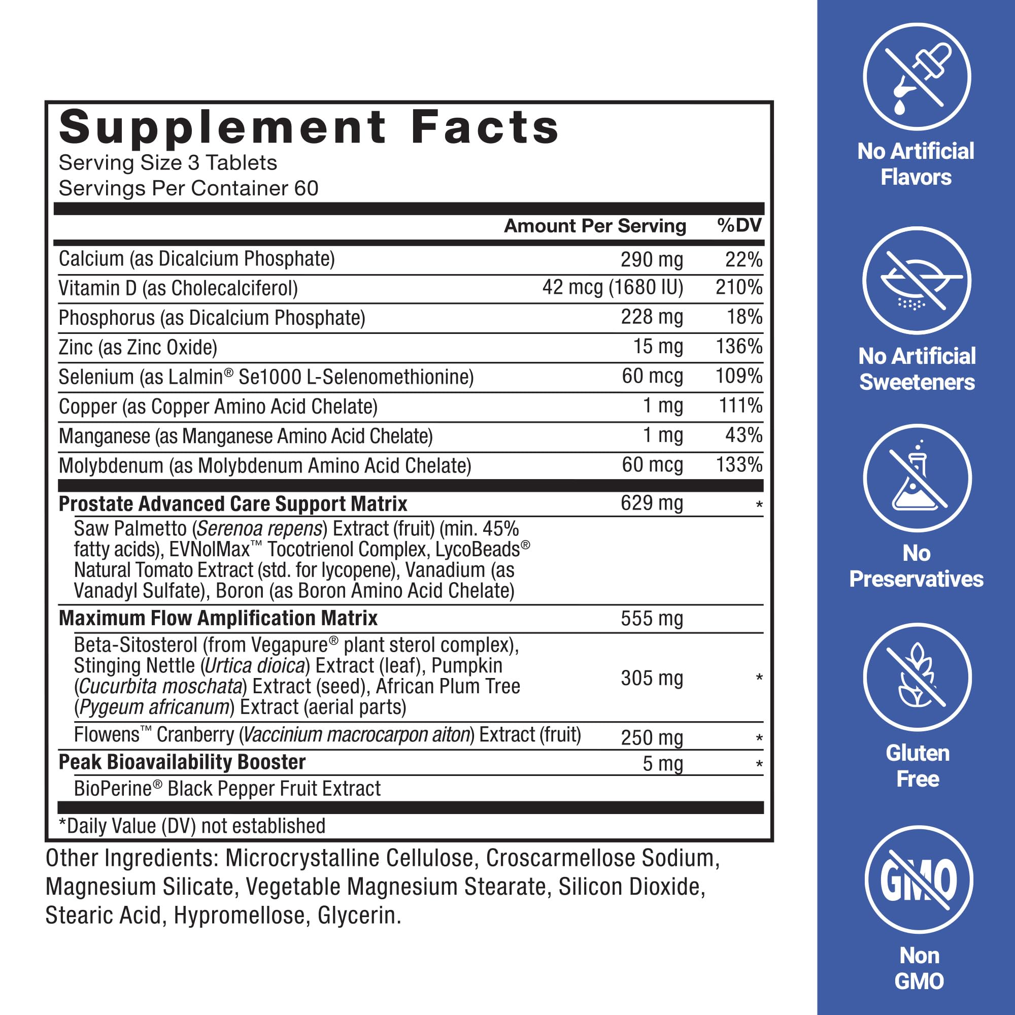 Force Factor Prostate Advanced – Capsules faciles à avaler dans une routine quotidienne.