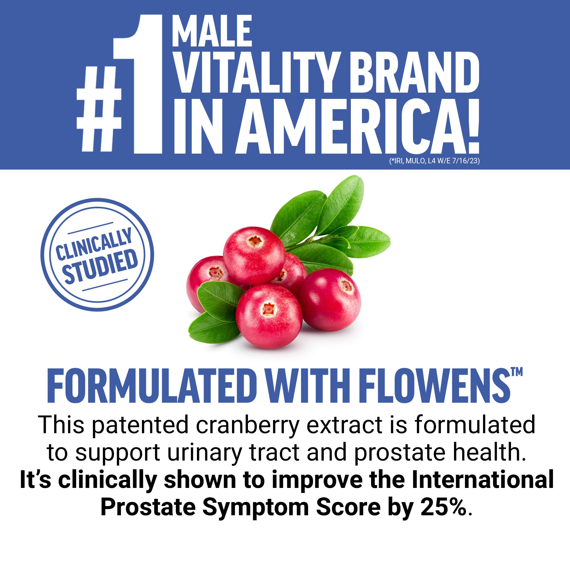 Force Factor Prostate Advanced – Emballage extérieur illustrant le produit et ses usages.