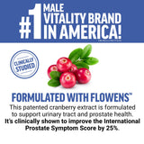Force Factor Prostate Advanced – Emballage extérieur illustrant le produit et ses usages.