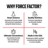 Force Factor Smarter Greens énergie douce sans caféine au quotidien.