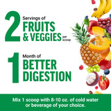 Force Factor Smarter Greens probiotiques et prébiotiques pour la digestion.