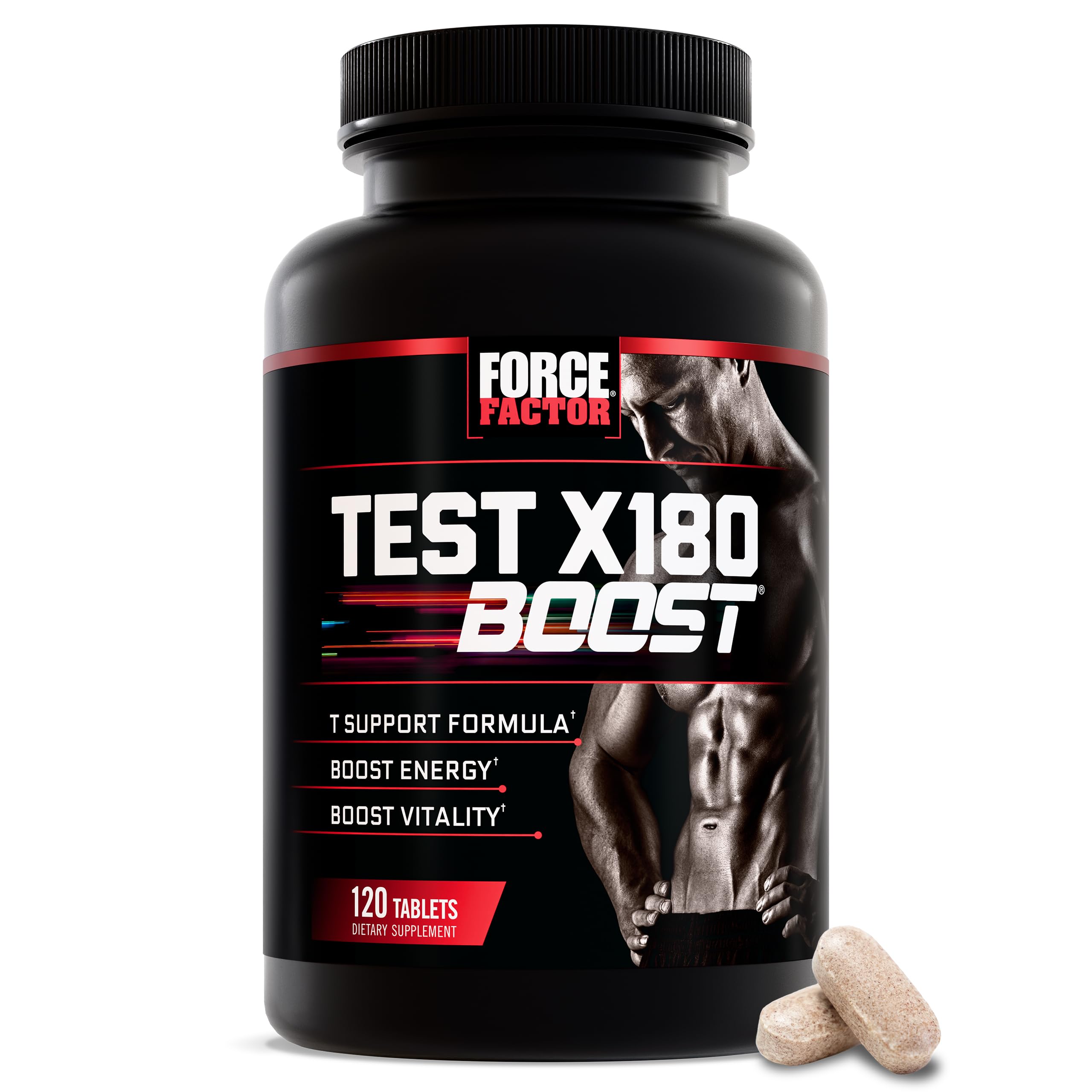 Force Factor Test X180 Boost – bouteille d'énergie continue idéale pour les entraînements