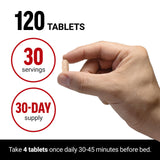 Force Factor Test X180 PM – dosage recommandé et info emballage visibles.