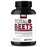 Force Factor Total Beets, bouteille prête à être prise pour énergie naturelle potentielle.