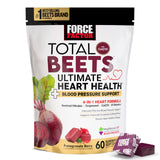 Force Factor Total Beets: pastilles fruits, soutien potentiel au cœur et à la circulation