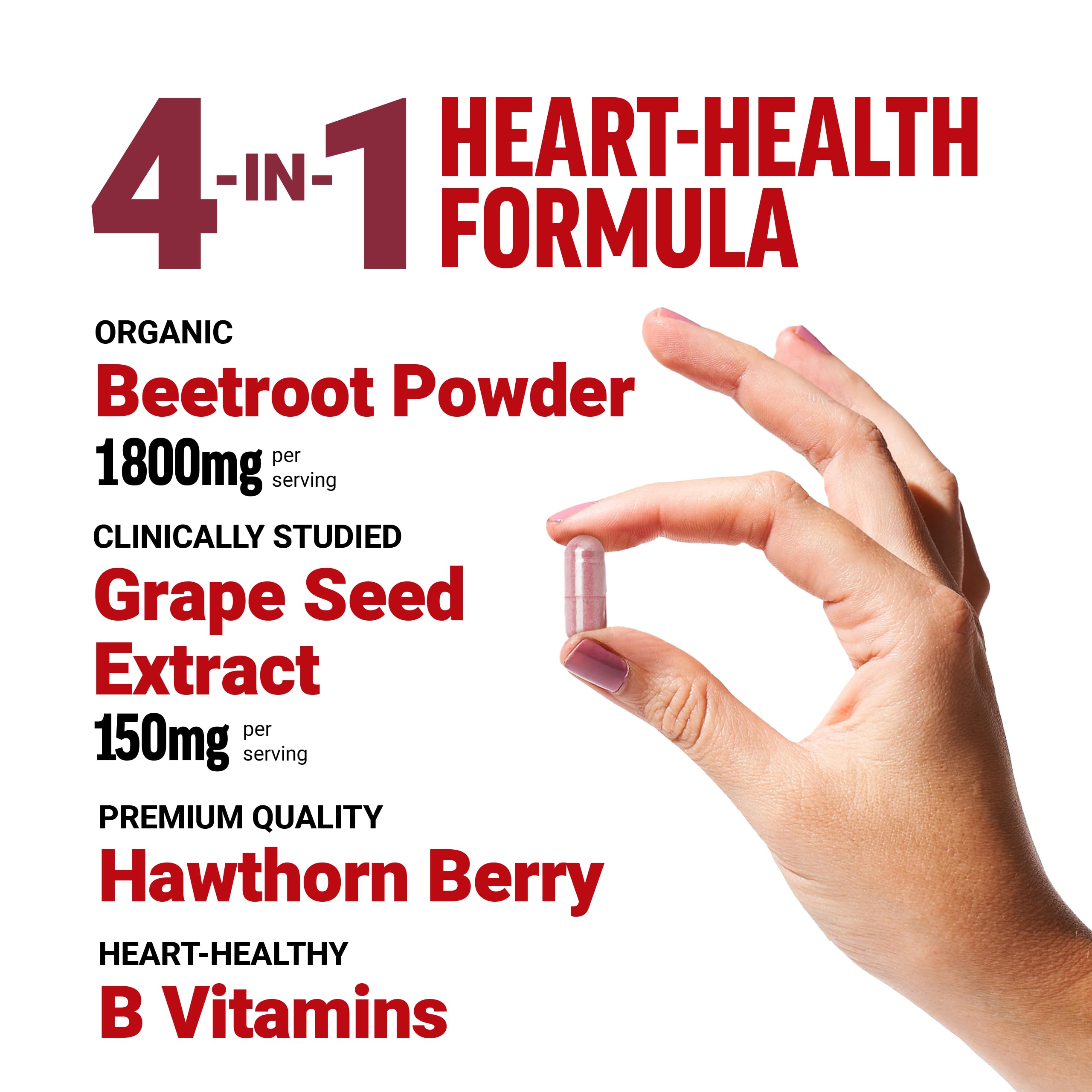 Force Factor Total Beets – poudre de betterave biologique illustrant 1800 mg par portion.