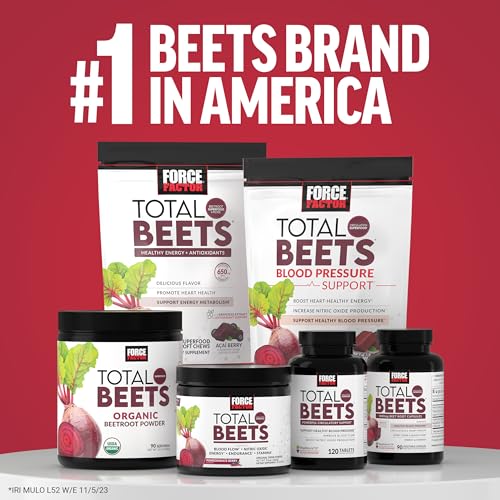 Force Factor Total Beets – soutien potentiel à la circulation dans la vie quotidienne.