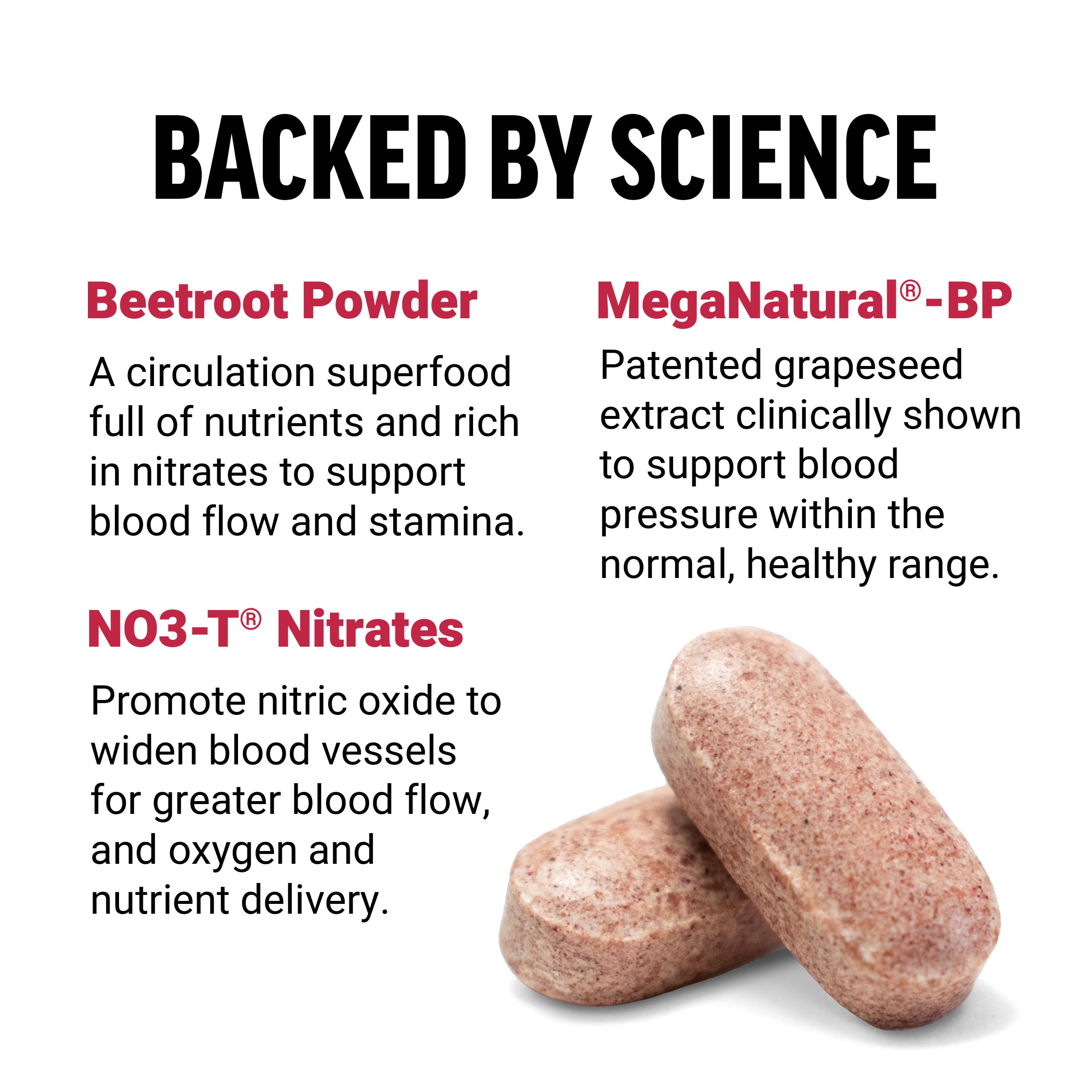 Force Factor Total Beets comprimés en prise quotidienne, idéal pour énergie naturelle.
