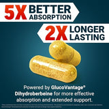 Capsules Force Factor Ultra Berberine prêtes au quotidien pour une consommation facile.