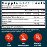 Ceylon cannelle et inositol complètent Force Factor Ultra Berberine.