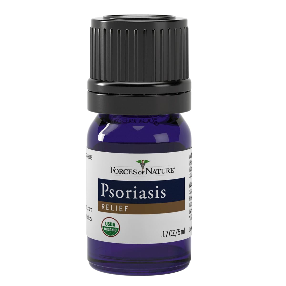 Forces of Nature application psoriasis sur peau propre.