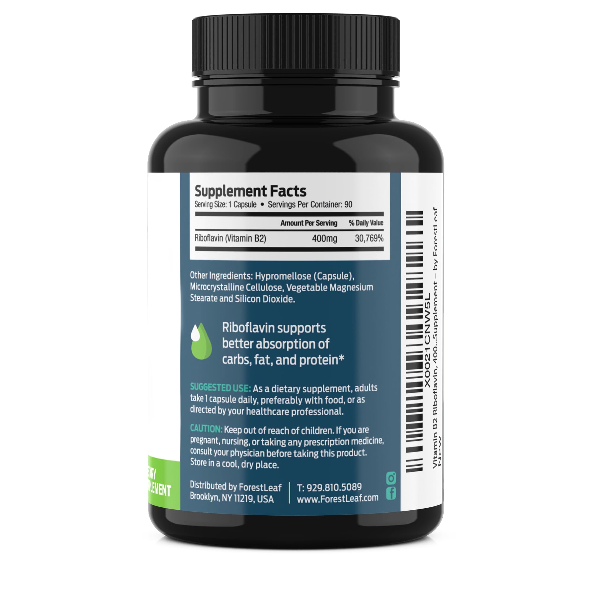 ForestLeaf B2 400 mg – qualité américaine et tests tiers garantis.