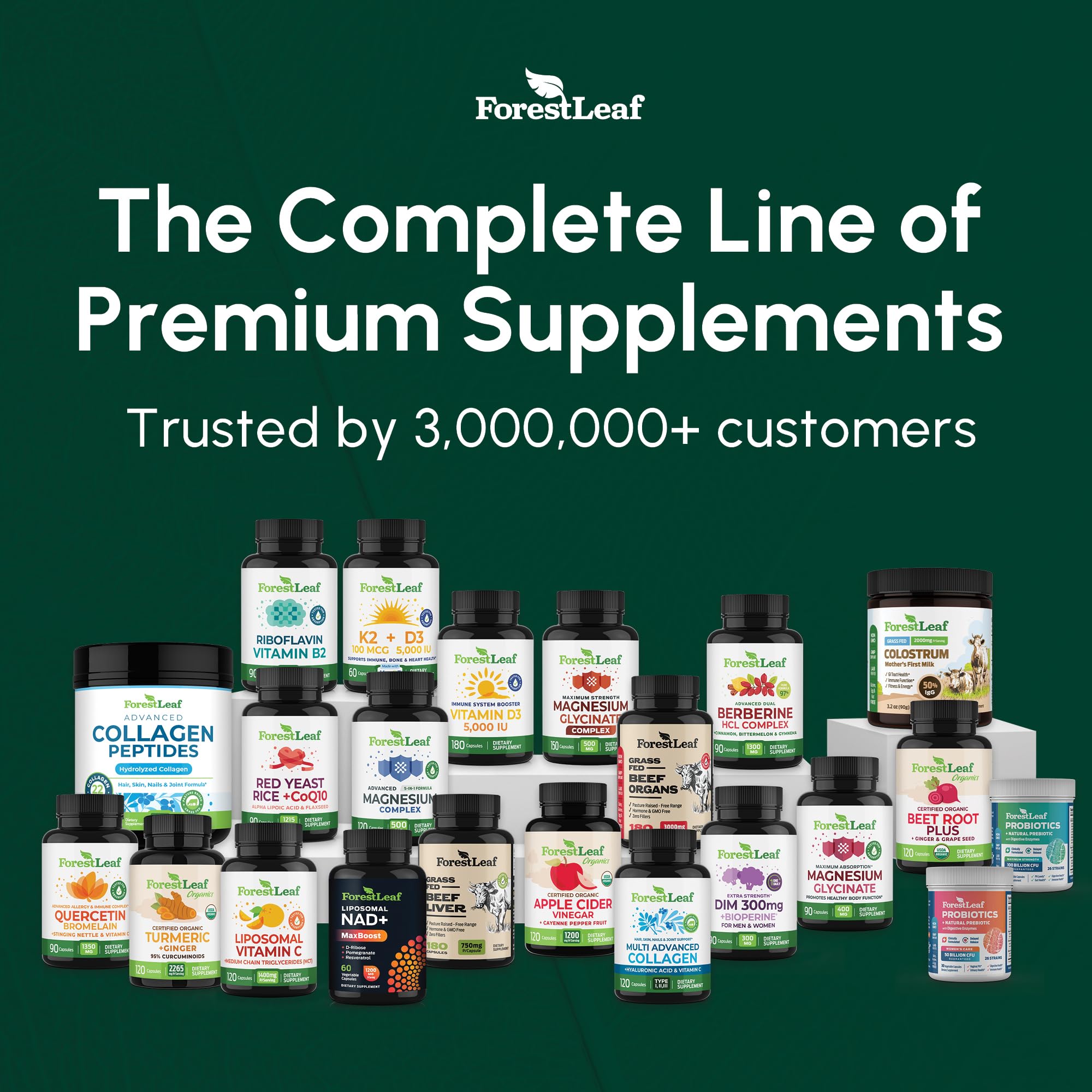 ForestLeaf Berberine – présentation en capsules facile à intégrer dans votre routine santé.