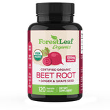 ForestLeaf Betterave bio – bouteille 1000 mg, soutien potentiel à la circulation.
