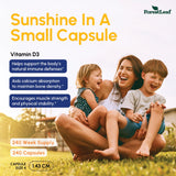 Gélules D3 petites et faciles à avaler pour ForestLeaf.