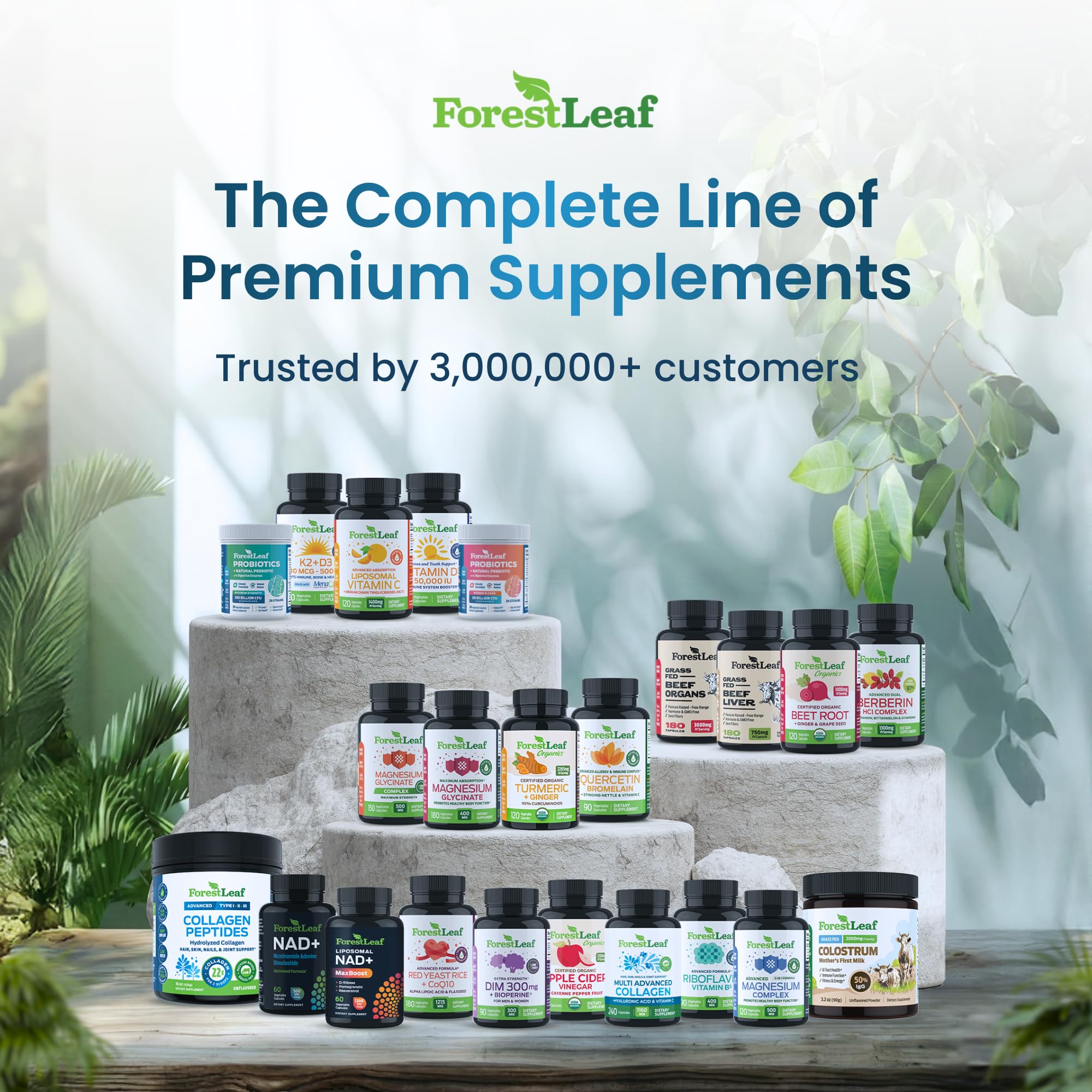 ForestLeaf dosage rapide dans boissons chaudes ou froides.