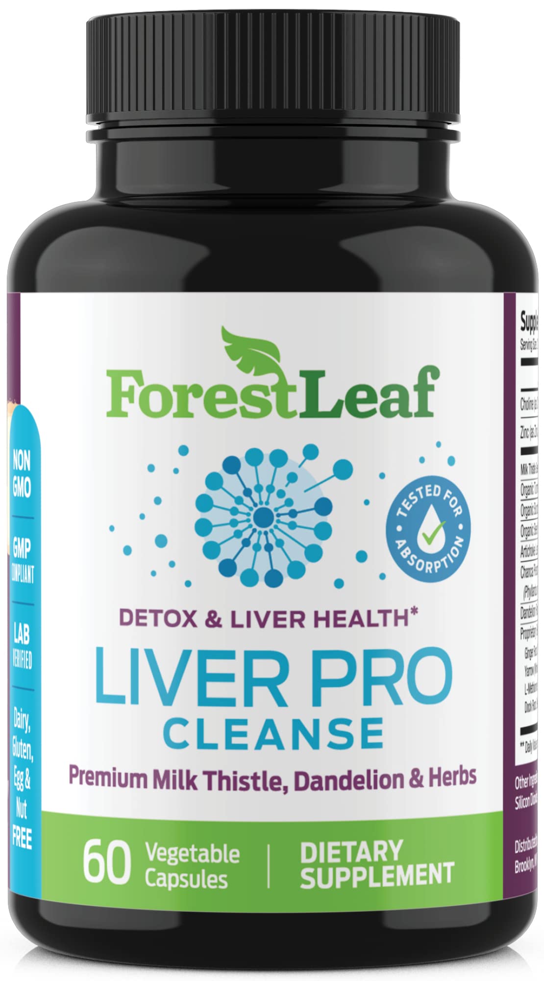ForestLeaf Liver Cleanse – bouteille prête à l’emploi pour une routine bien-être.