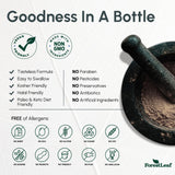ForestLeaf Magnésium Complex – étiquette sans produits laitiers, sans gluten et sans OGM.