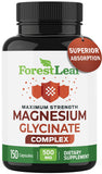 For estLeaf magnésium glycinate 500mg dans une bouteille, soutien sommeil.