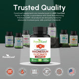 ForestLeaf produit non-GMO et sans allergènes, étiquette claire et rassurante.