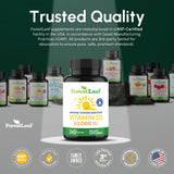 ForestLeaf Vitamine D3 - fabrication américaine et contrôle qualité NSF.