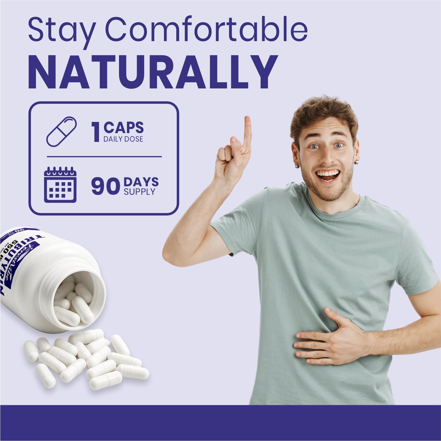 ForestVibe usage quotidien — dose unique par jour pour un confort intestinal potentiel.