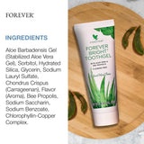 Forever Bright gel dentaire aloe vera stabilisé, soin doux pour les gencives.