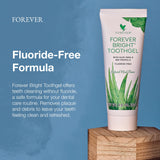 Forever Bright goût menthe poivree, haleine fraîche après le brossage.