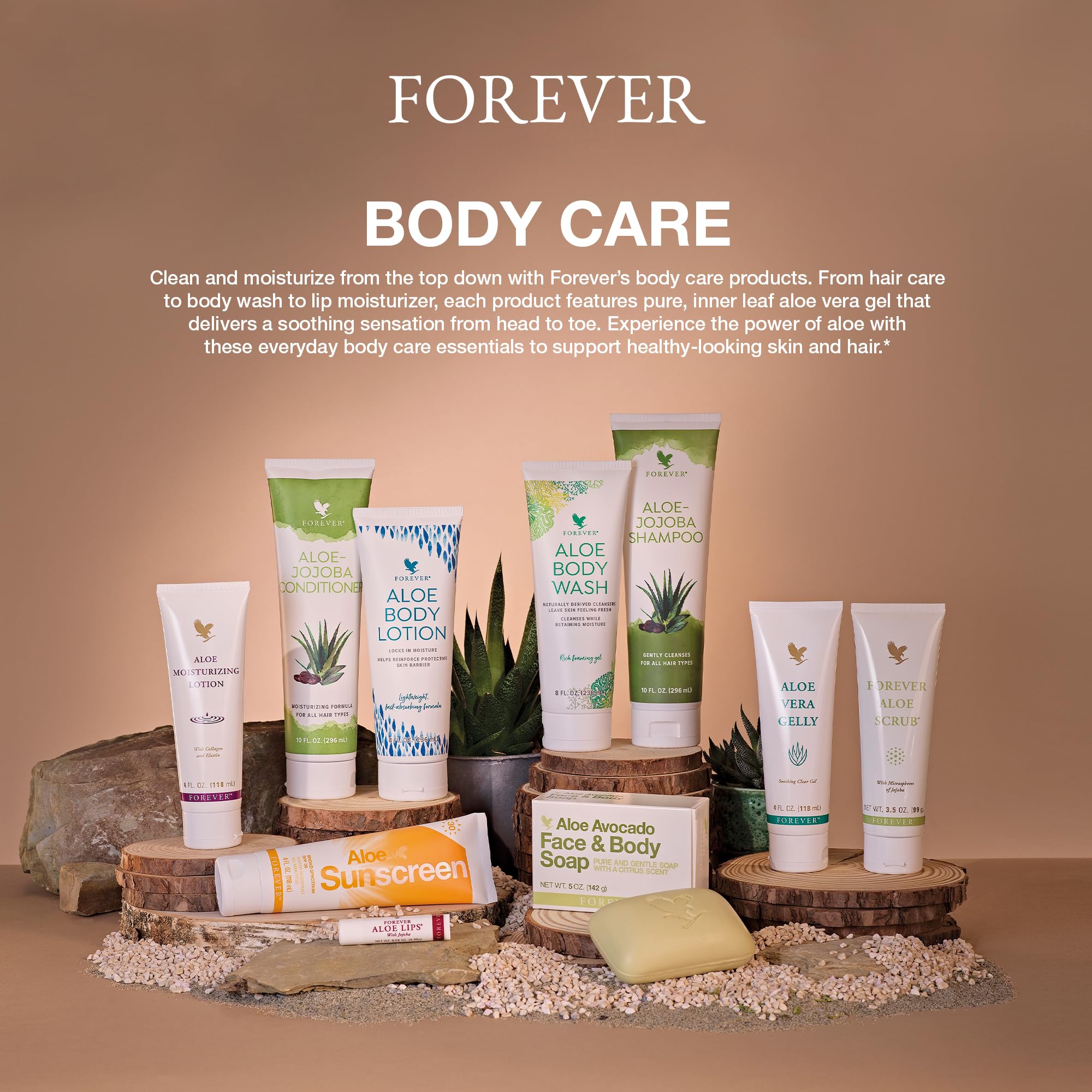 Forever Living Aloe Vera Gelly, soin apaisant et hydratant après exposition au soleil.