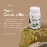 Forever Living Champs de Verdure, dosage quotidien facile, adapté aux modes de vie actifs.