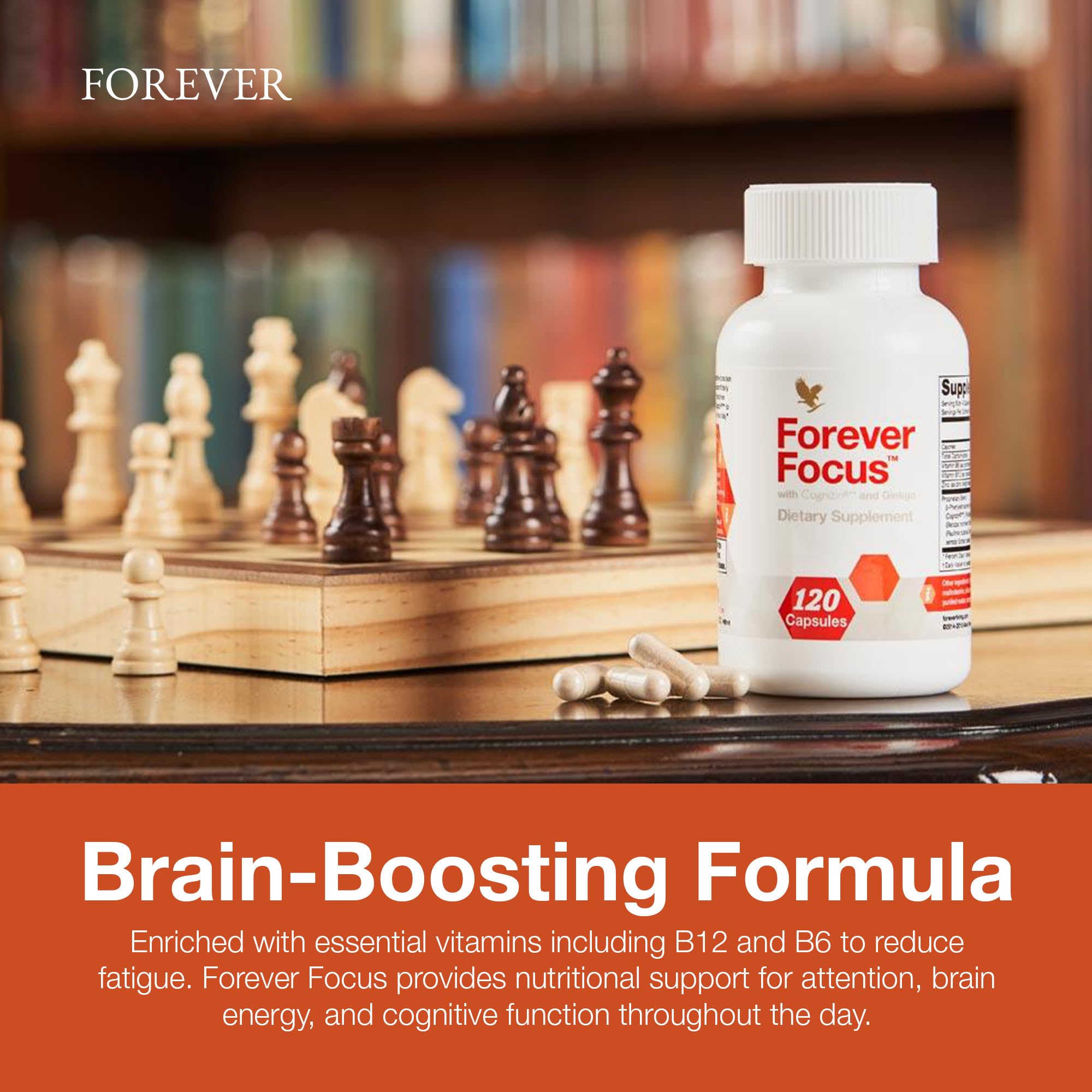 Forever Focus – athlète en entraînement, énergie et concentration.