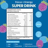 Verre avec mélange Forgge, boisson énergie facile et agréable.