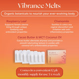 FORIA Vibrance Melts application vaginale simple pour hydratation ciblée.