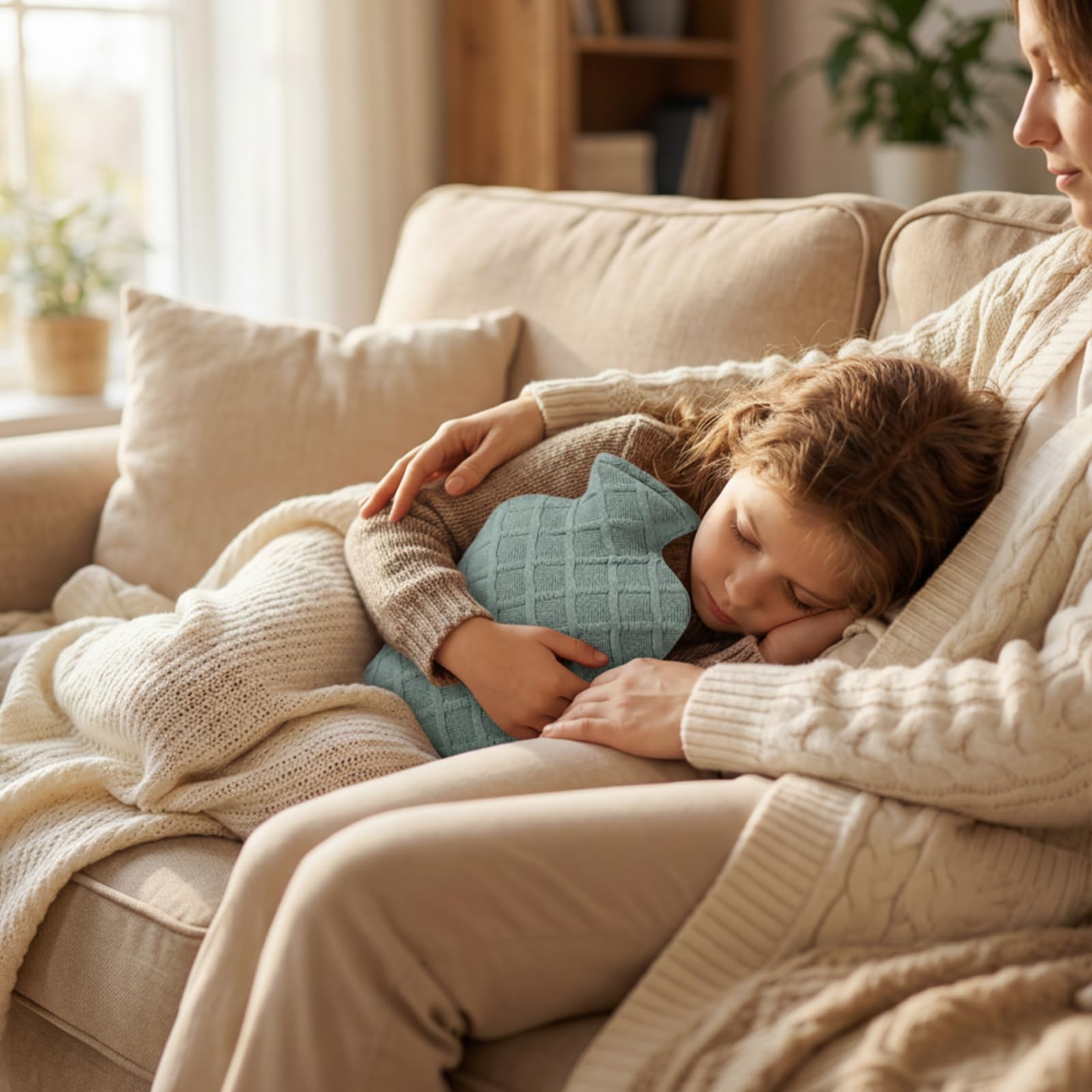 Utilisation dans le lit : FORICOM offre une chaleur réconfortante.