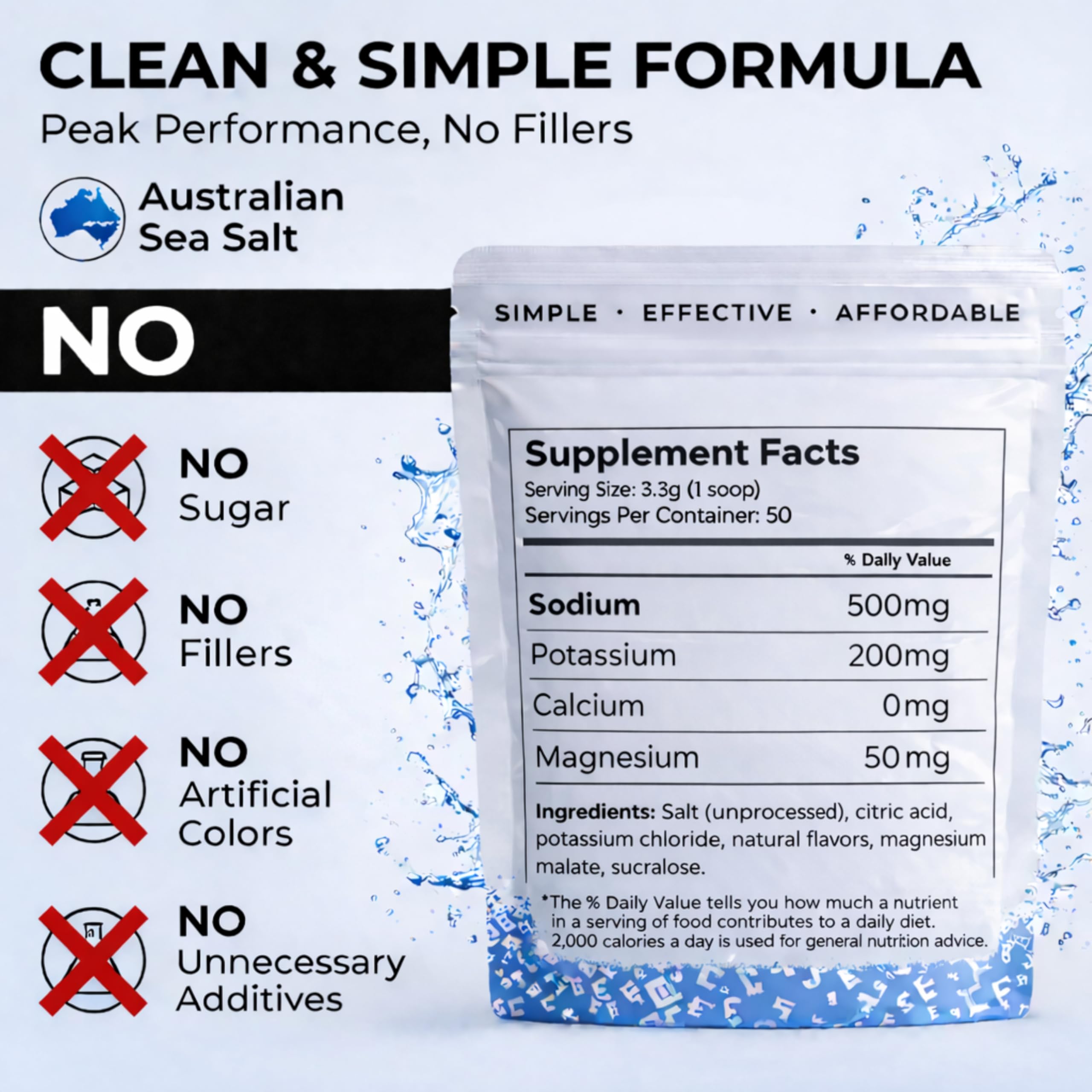 Formula 369 Électrolyte Booster, bouteille saveur pasteque-salee, goût rafraîchissant.