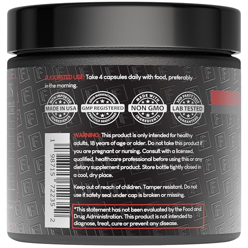 Formulation Factory Coeur dacier – gélules en gros plan, format pratique pour l’activité.