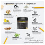 Ingrédients clés: prébiotiques et probiotiques pour l’équilibre du microbiote.