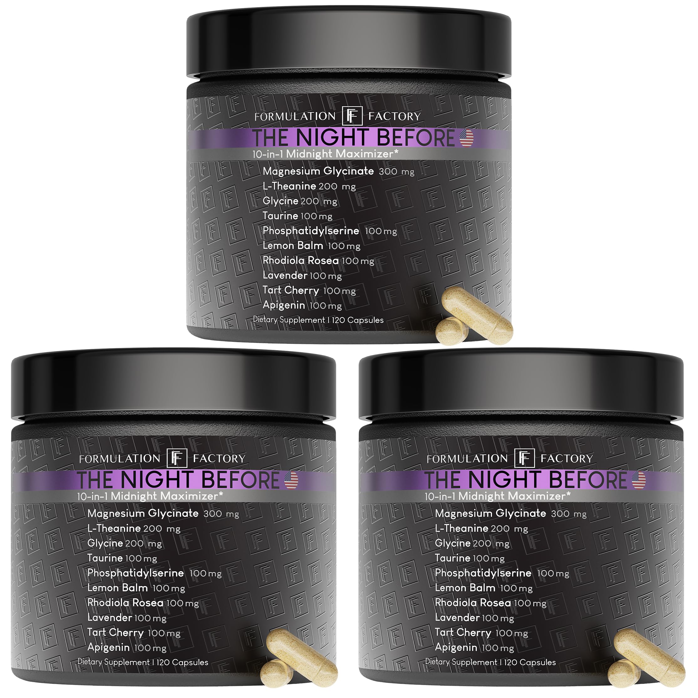 Formulation Factory La Nuit Avant - Bouteille : soutien potentiel pour une nuit plus reposante